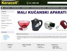 Tablet Screenshot of koracell.hr